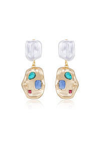 RAINBOW PEARL EARRINGS