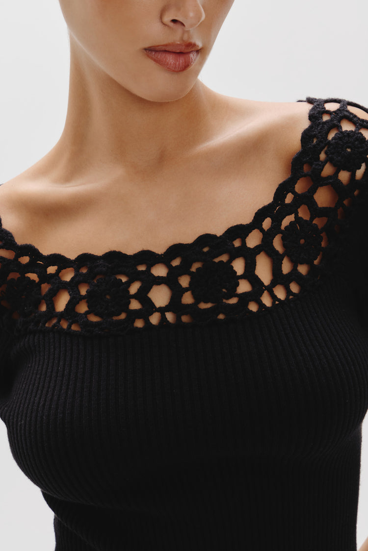 KAIA KNIT MINI DRESS