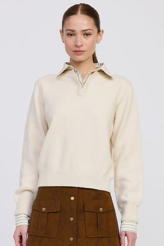 AZRA MIXED SWEATER