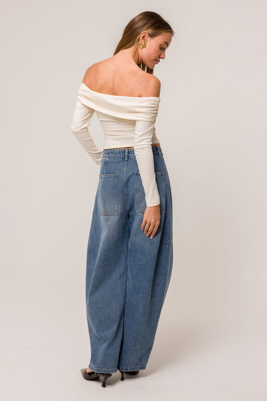 TOWNE SHOULDER TOP