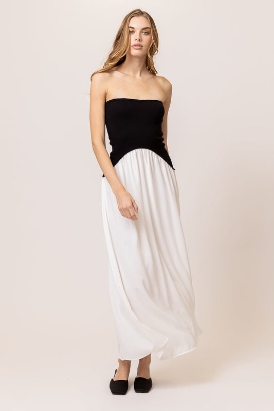 SALOMA MIX DRESS