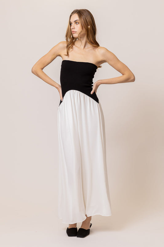 SALOMA MIX DRESS