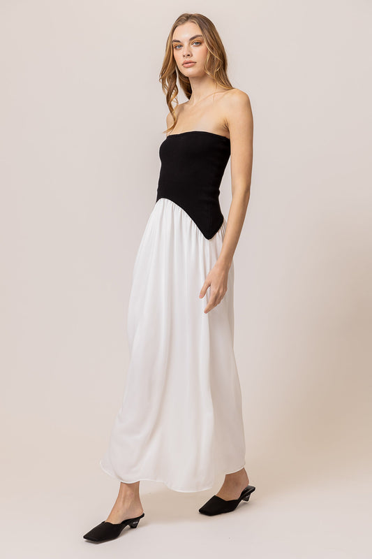 SALOMA MIX DRESS