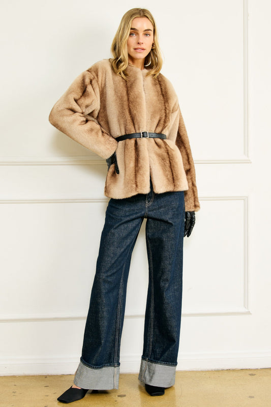 CITY FAUX JACKET