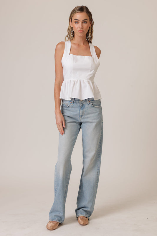 ESSIE PEPLUM TOP