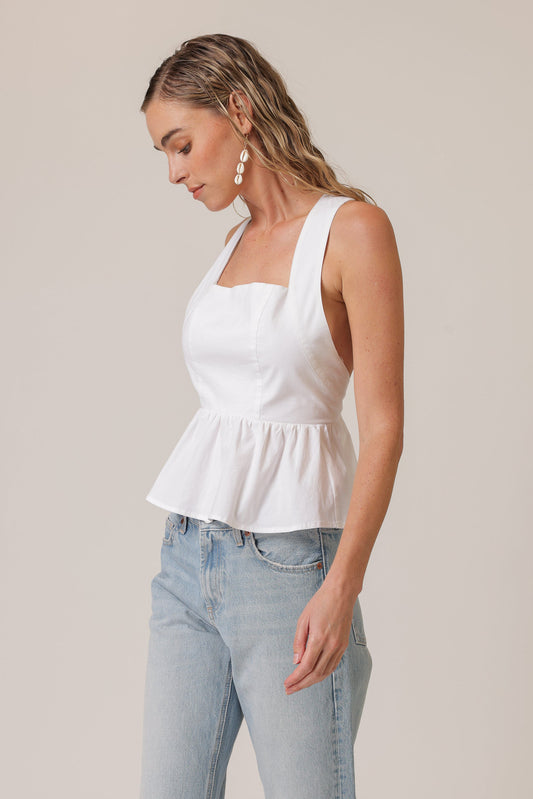 ESSIE PEPLUM TOP
