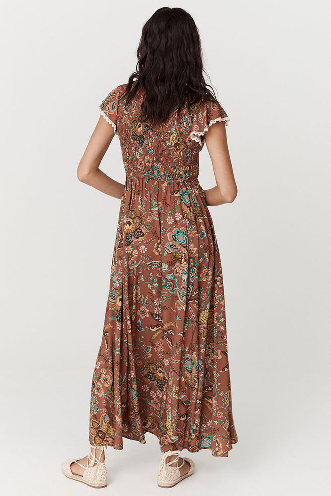 MOJAVE SHIRRED GOWN