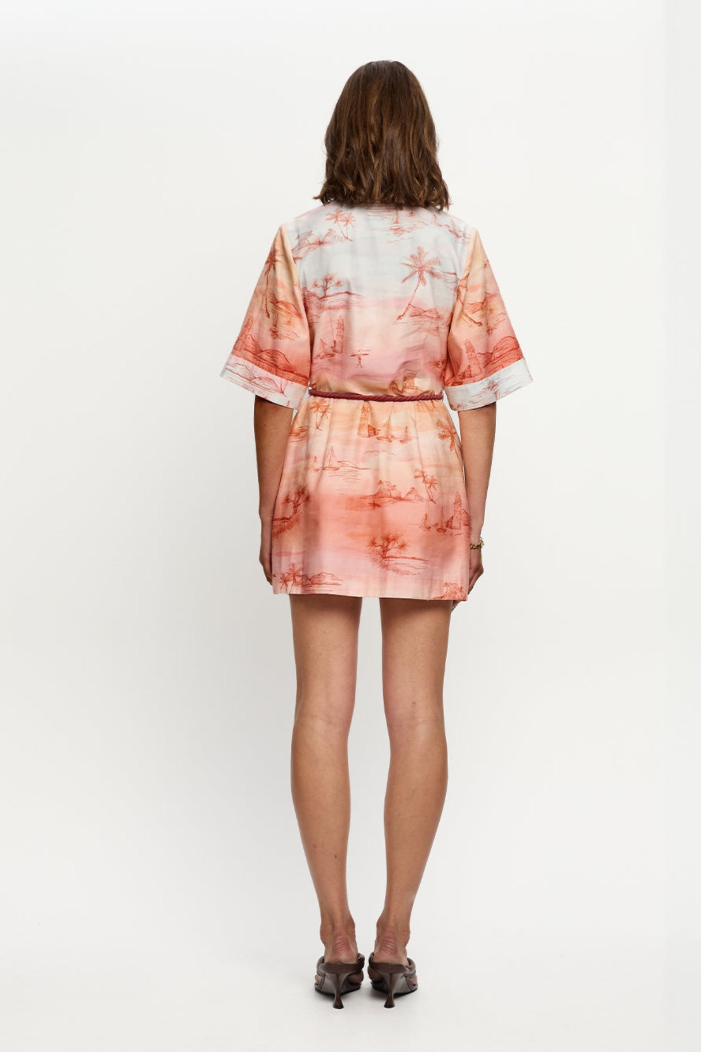 SUNSET SHIRT MINI DRESS