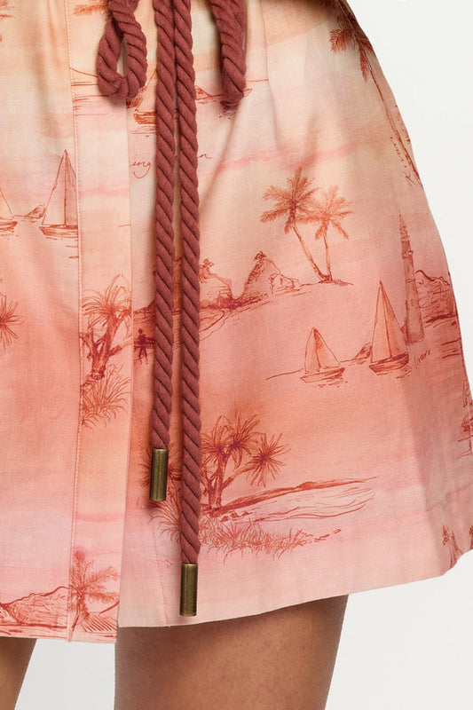 SUNSET SHIRT MINI DRESS