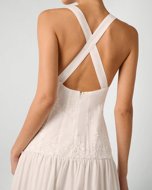 RUCHED CUP MIDI