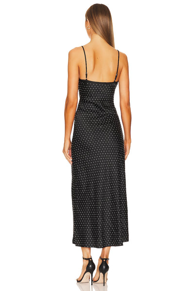 SLIP MIDI DRESS