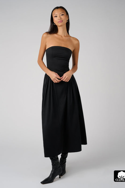 STRAPLESS CORSET DRESS