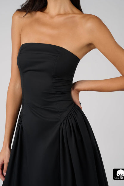 STRAPLESS CORSET DRESS