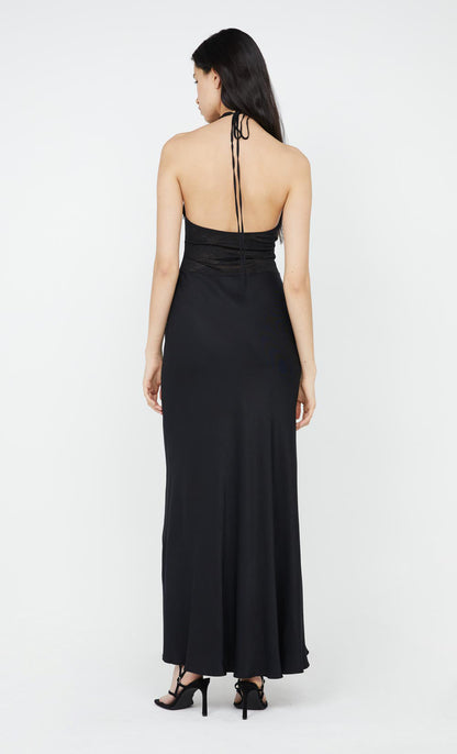 bec and bridge black halter dress Bec & Bridge Aida halter dress black Hire Me AU