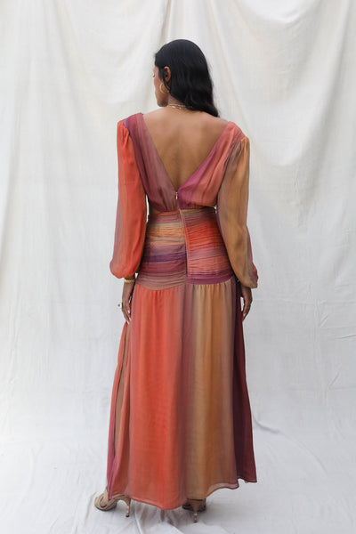 ELECTRIC MAXI DRESS