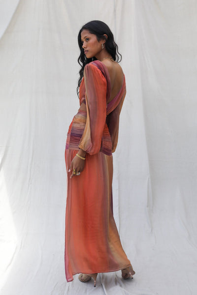 ELECTRIC MAXI DRESS