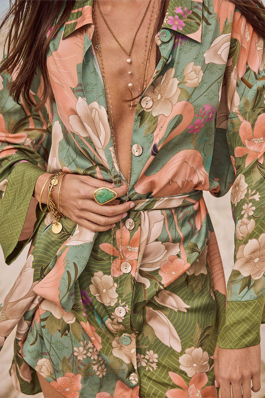 FLORIDIAN SHIRT DRESS