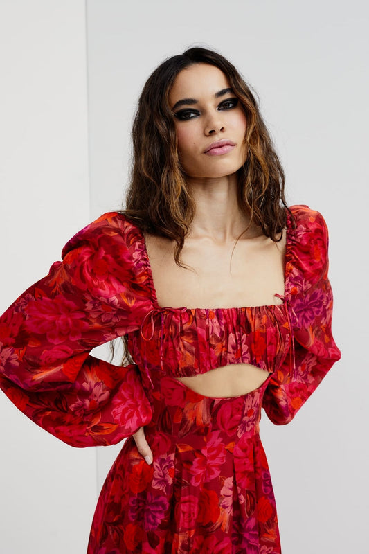 NIKKI MIDI DRESS