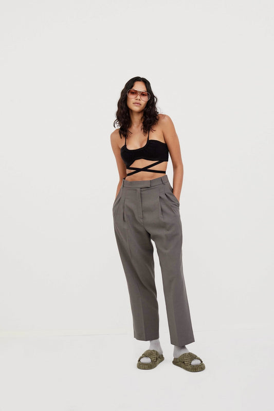 JOURDIN TIE CROP TOP