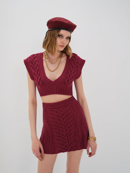 LAYTON CROPPED VEST
