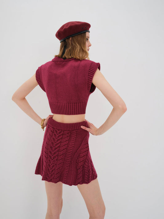 LAYTON CROPPED VEST