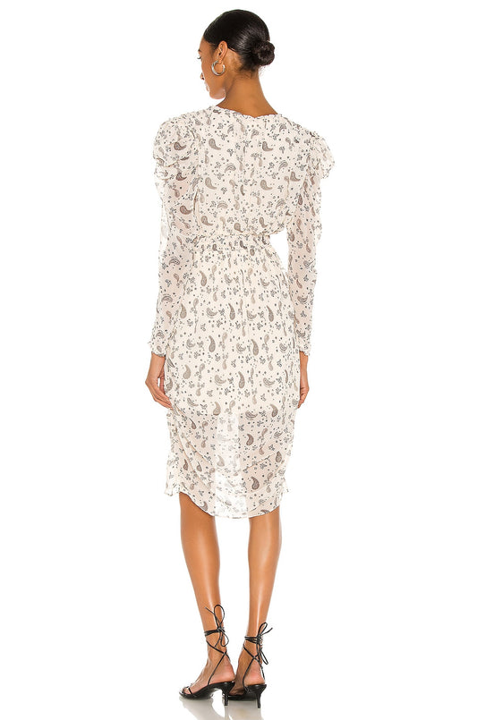 PAISLEY MIDI DRESS
