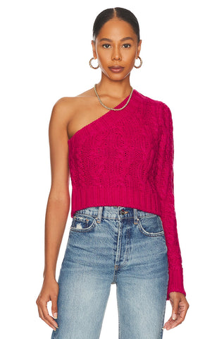 QUINN ONE SHOULDER SWEATER