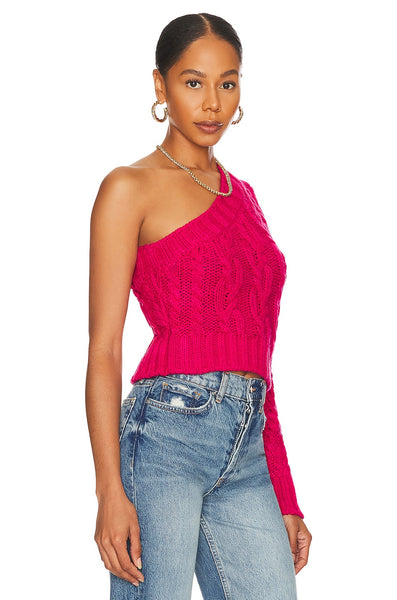 QUINN ONE SHOULDER SWEATER
