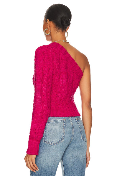 QUINN ONE SHOULDER SWEATER