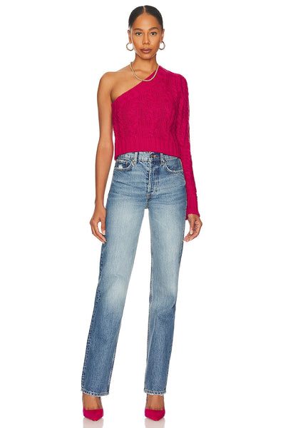 QUINN ONE SHOULDER SWEATER