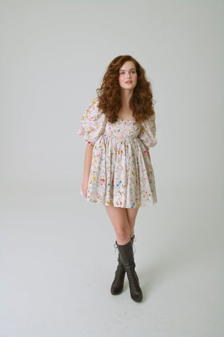 COTTON PUFF DRESS