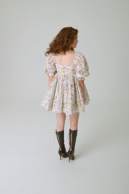COTTON PUFF DRESS